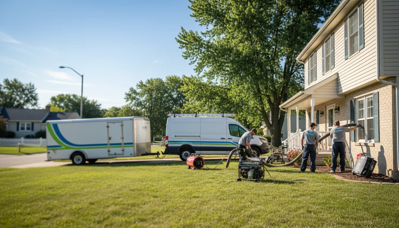 Flooded Basement Restoration And Cleanup With Repair in Farmersville Station, NY near me